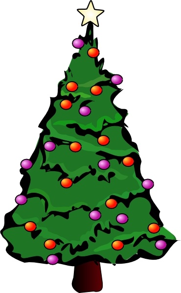 christmas tree clip art for free - photo #37